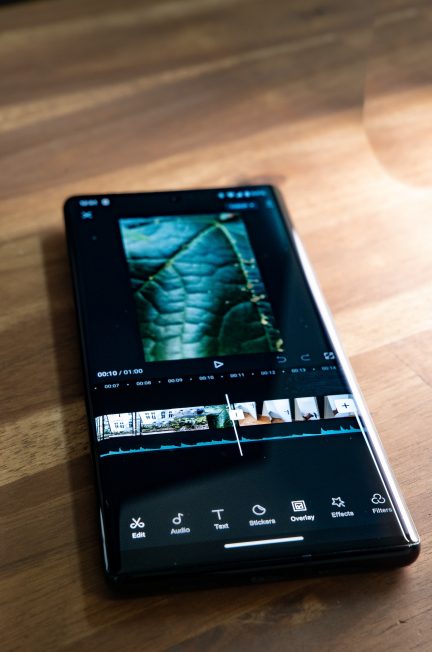 video editing on smartphone